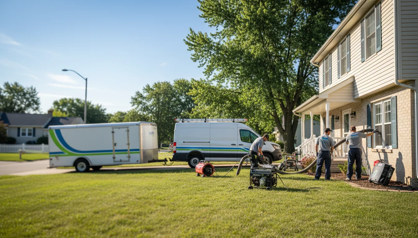 Flooded Basement Restoration And Cleanup With Repair in Ellsworth, MI near me